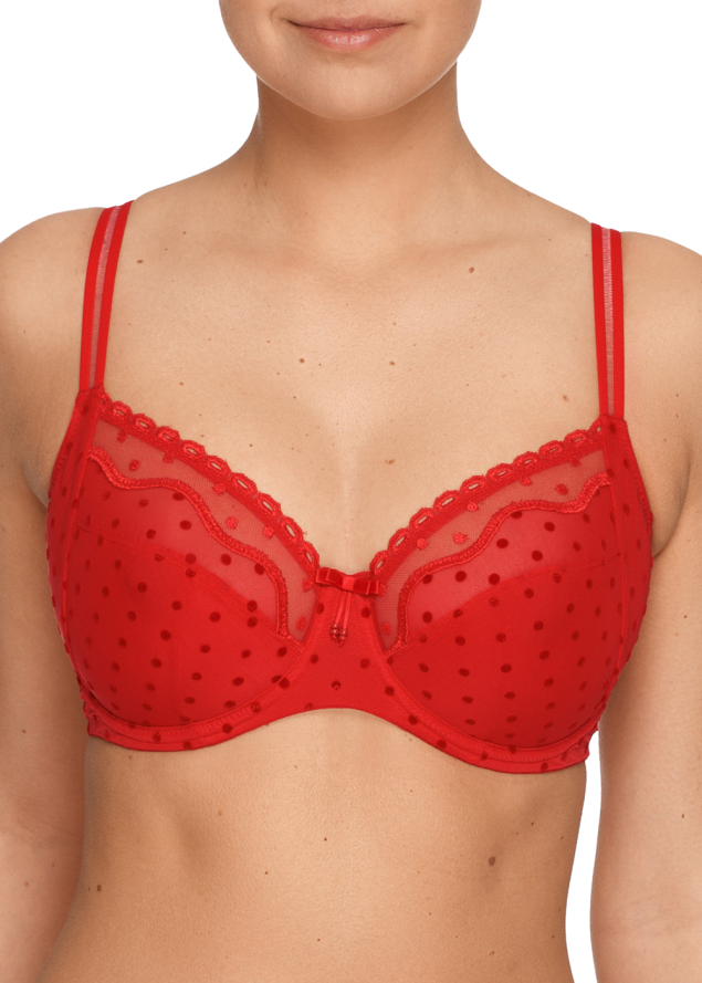 Soutien-gorge Armatures Bonnets Profonds Twist de Prima Donna Rouge